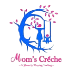 Mom's Crèche White Logo